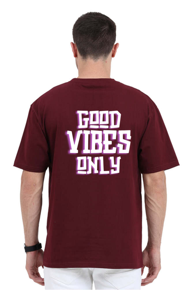 Good Vibes Only Oversized T-Shirt – Positive Vibes Unisex Streetwear Tee