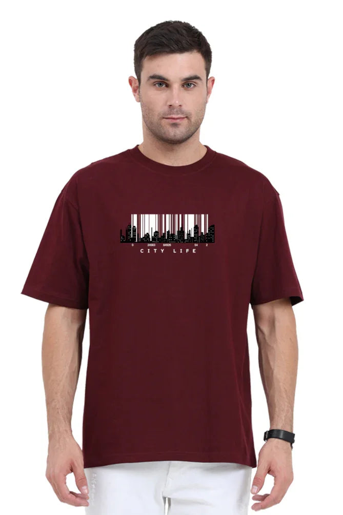 Urban Bangalore Oversized T-Shirt - Big Shot Fusion