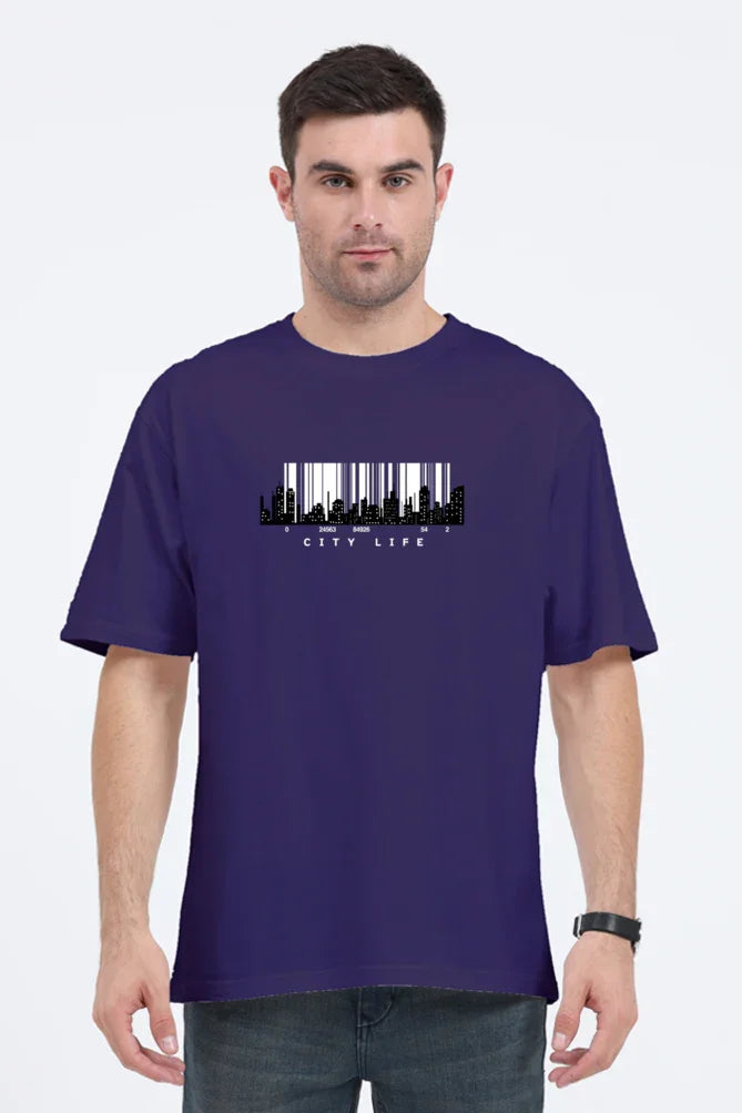 Urban Bangalore Oversized T-Shirt - Big Shot Fusion