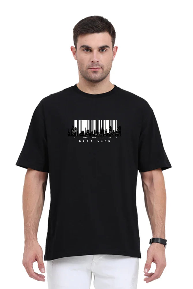 Urban Bangalore Oversized T-Shirt - Big Shot Fusion