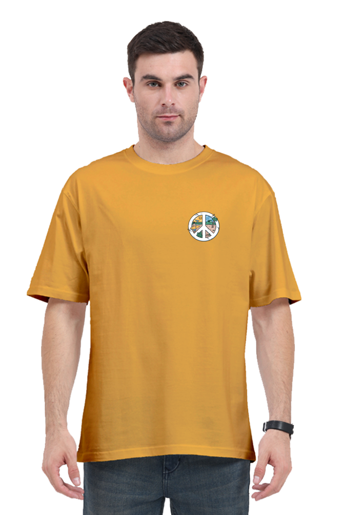 Beach Vibe Oversized T-Shirt – Unisex Streetwear Aesthetic - Big Shot Fusion