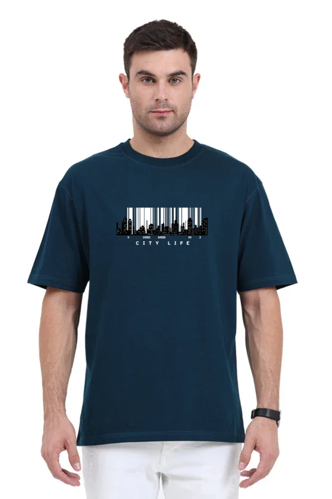 Urban Bangalore Oversized T-Shirt - Big Shot Fusion