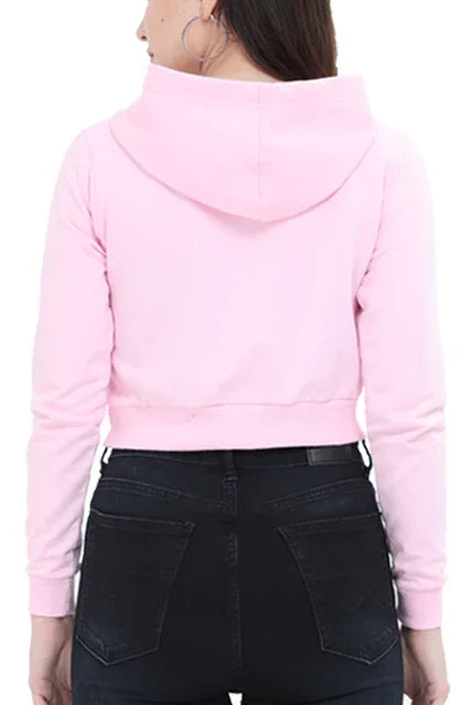 Love Ladies Crop Hoodie – Stylish & Comfortable Statement Wear - Big Shot Fusion