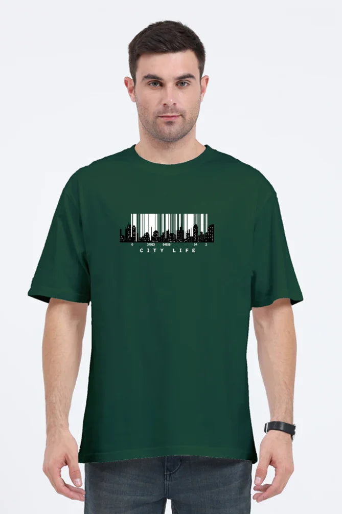 Urban Bangalore Oversized T-Shirt - Big Shot Fusion