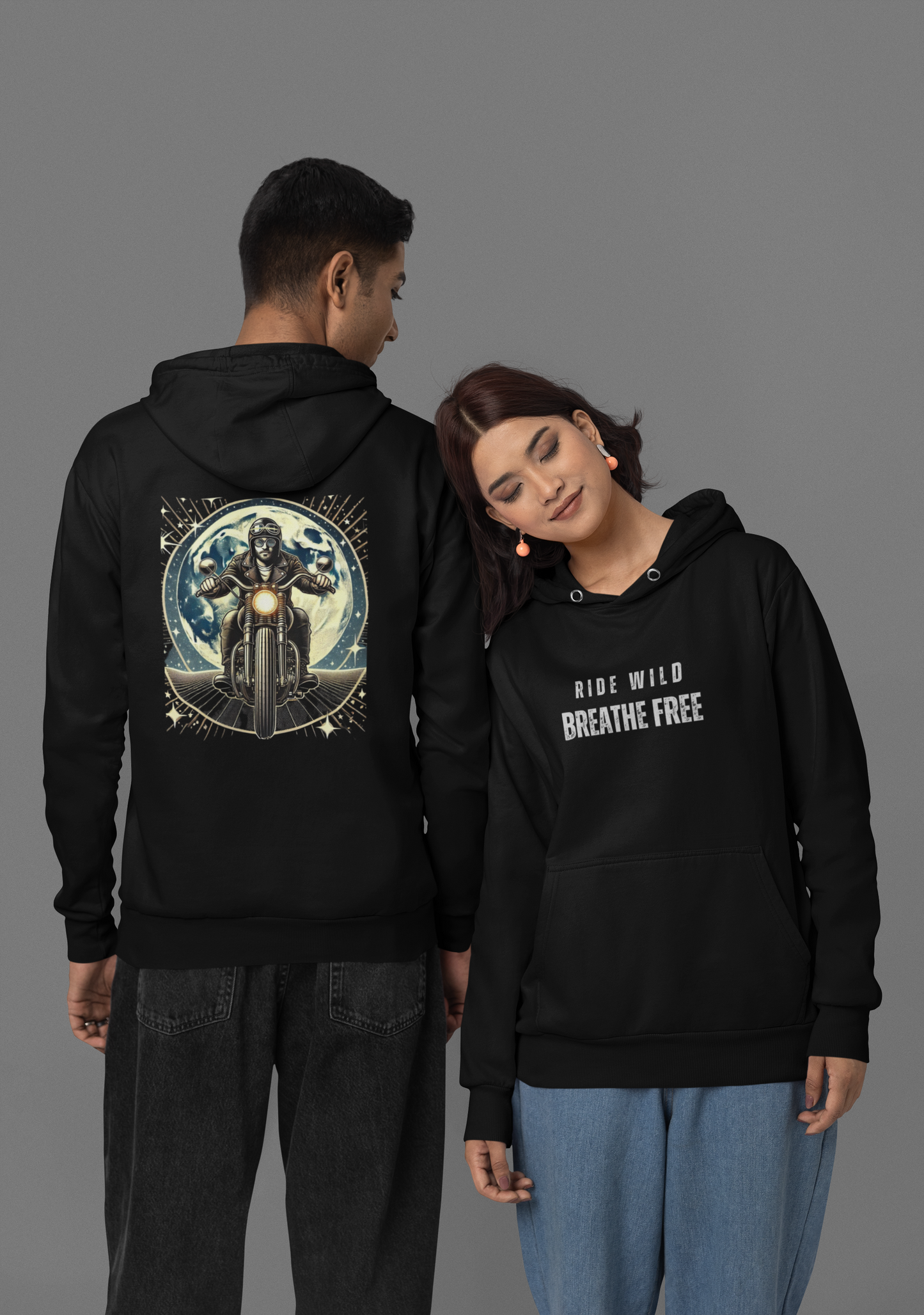 Ride Wild, Breathe Free – Oversized Hoodie