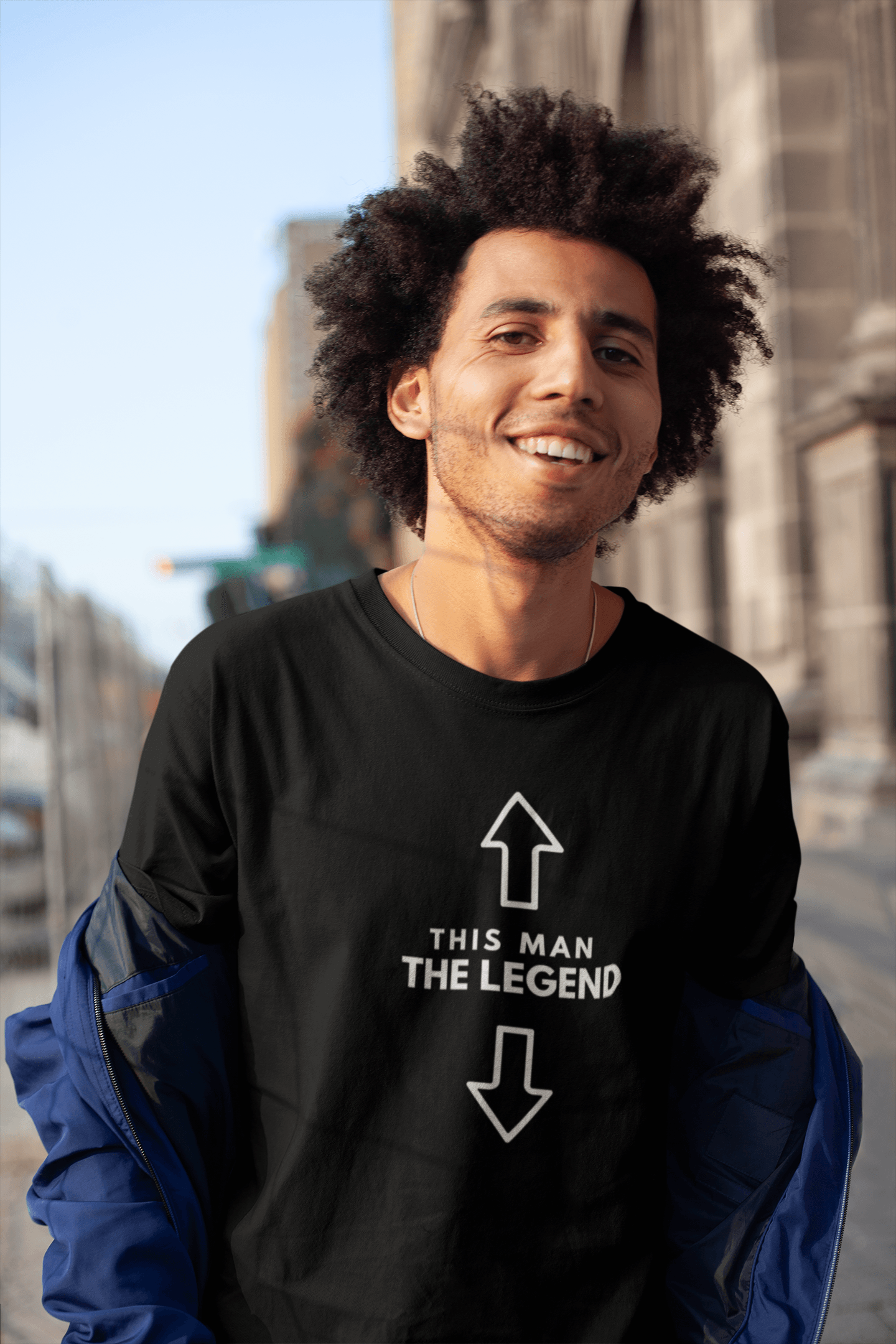 "This Man, The Legend" T-Shirt - Big Shot Fusion