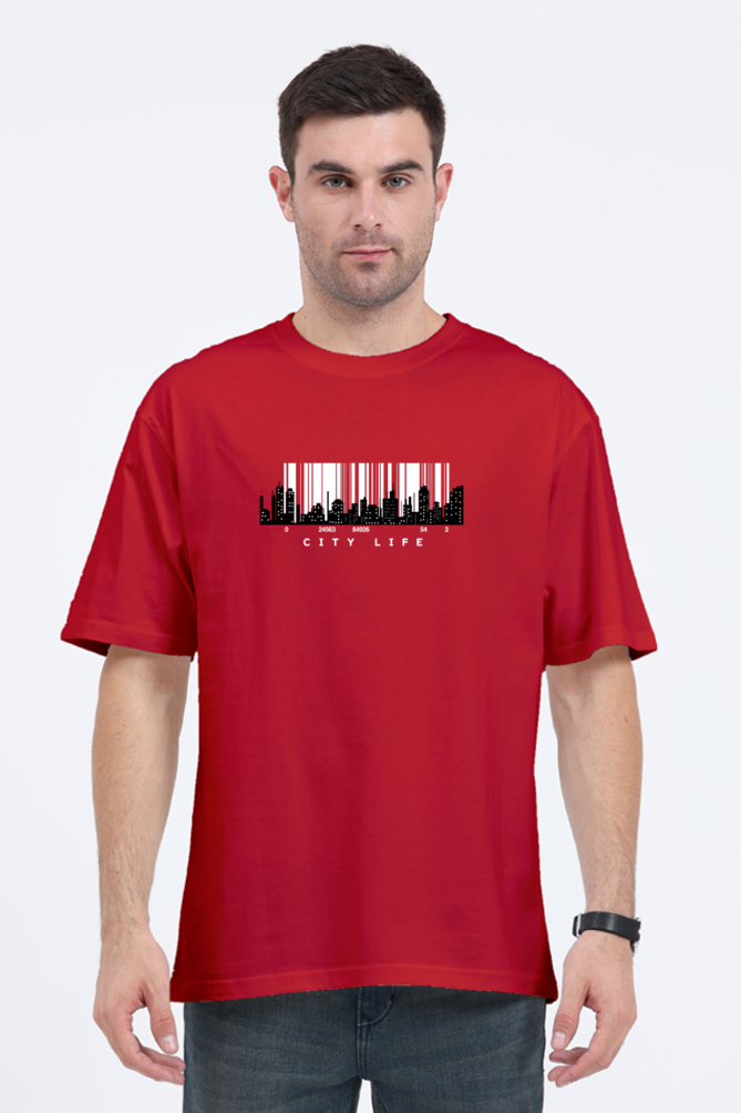 Urban Bangalore Oversized T-Shirt - Big Shot Fusion