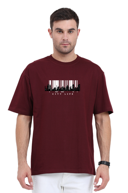 Urban Bangalore Oversized T-Shirt - Big Shot Fusion