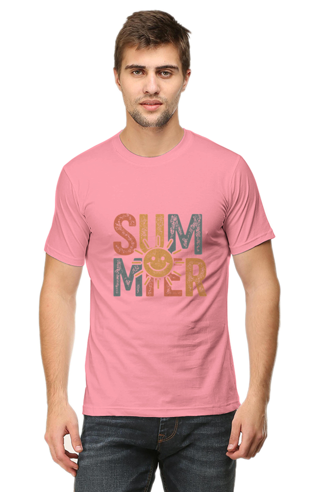 SUMMER Sun Graphic T-Shirt - Vibrant Seasonal Streetwear - Unisex Cotton Tee - Big Shot Fusion