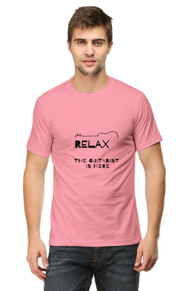 Minimalist Relaxation Design T-Shirt - "Relax and Unwind - Big Shot Fusion