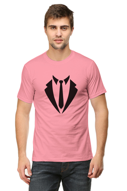 Formal Tie and Blazer Virtual T-Shirt Design - Sleek and Professional Look