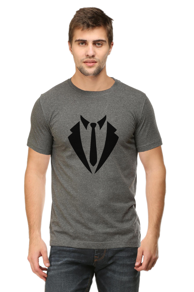Formal Tie and Blazer Virtual T-Shirt Design - Sleek and Professional Look