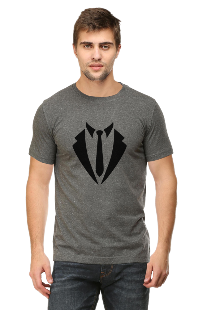 Formal Tie and Blazer Virtual T-Shirt Design - Sleek and Professional Look