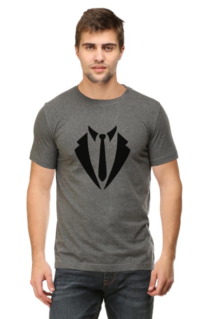 Formal Tie and Blazer Virtual T-Shirt Design - Sleek and Professional Look
