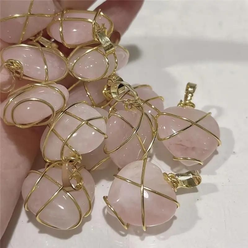 Fashion Metal Wrapped Love Heart Crystal Stone Pendant - Big Shot Fusion