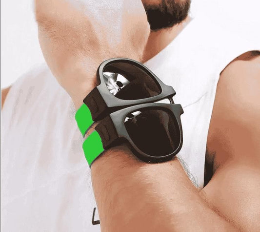 Foldable Sunglasses Bracelet | Stylish Wrap Bracelet & Shades