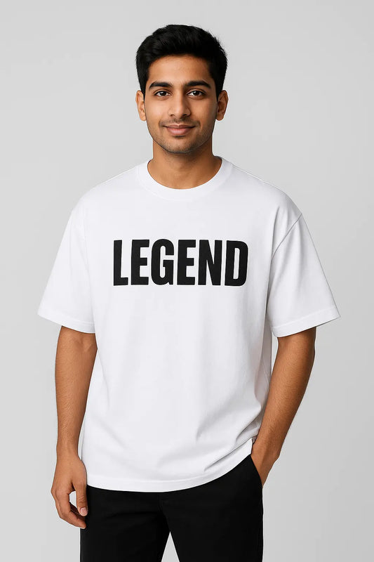LEGEND | Oversized Streetwear Tee | Puff Print