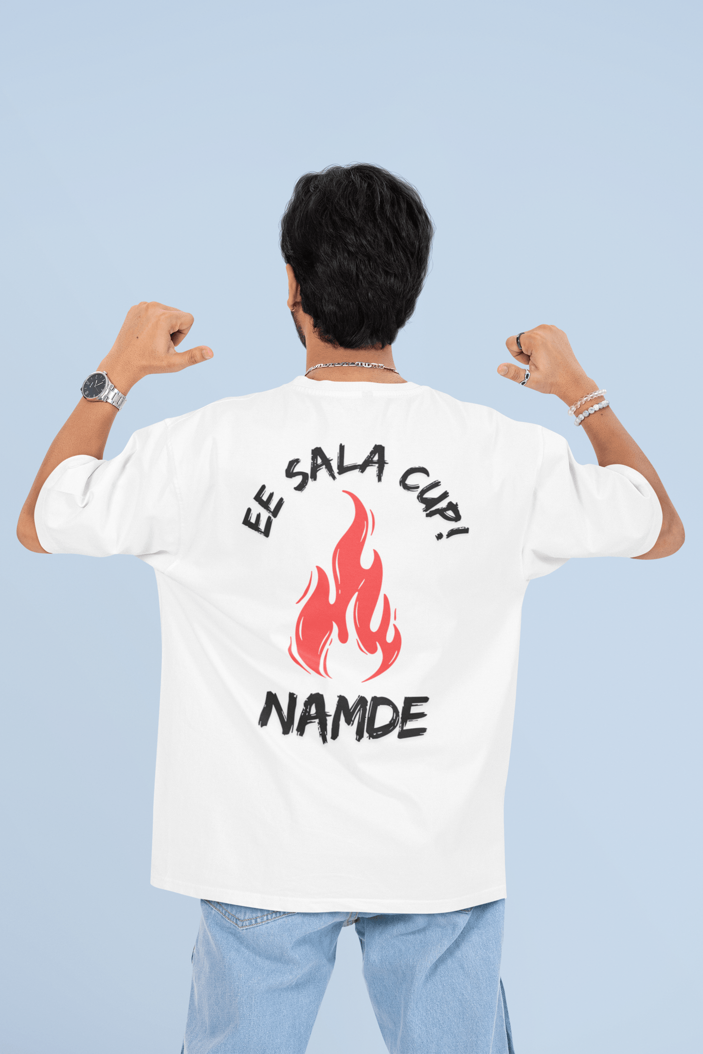 Ee Sala Cup Namde Oversized T-Shirt – Bold Cricket Fan Statement - Big Shot Fusion