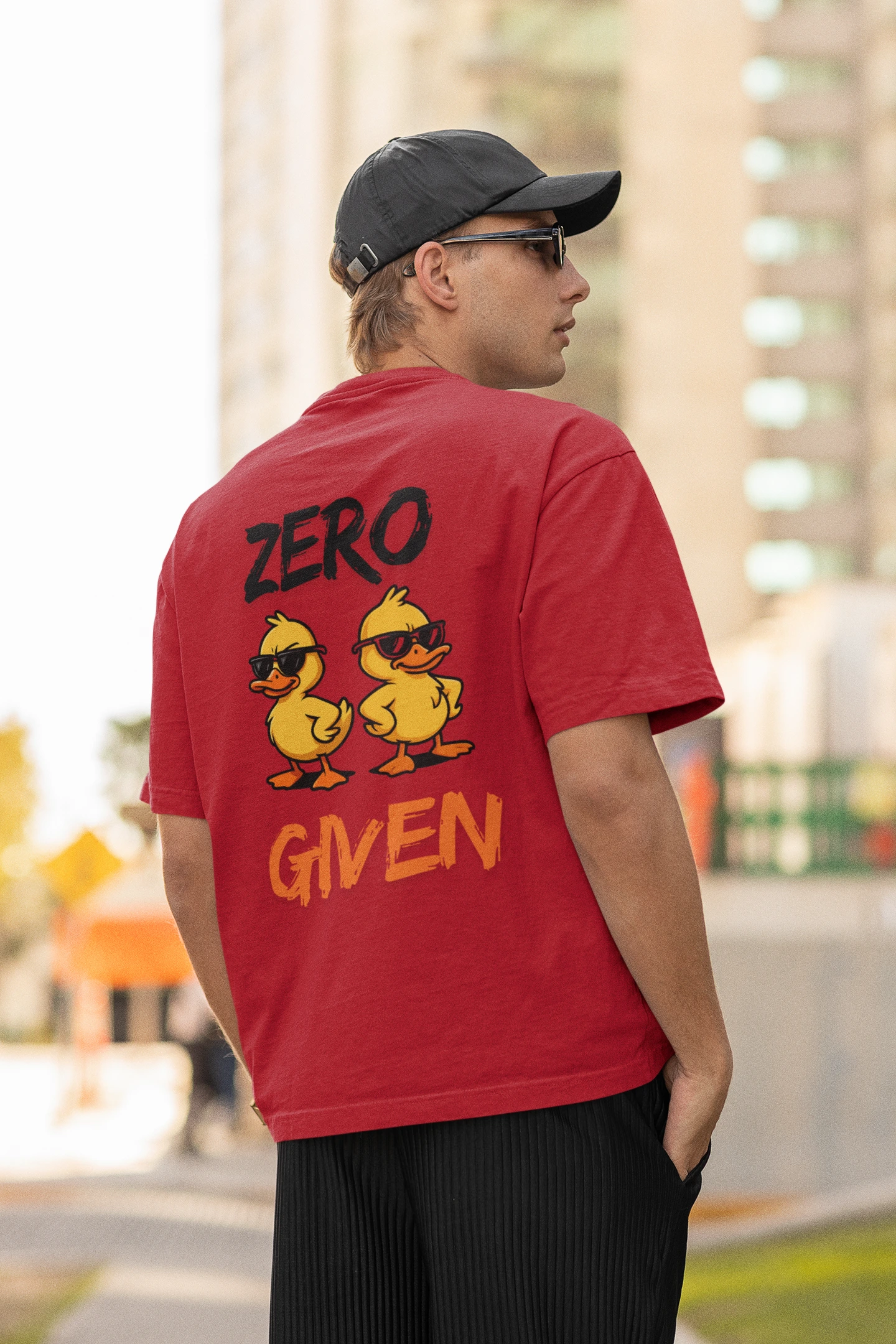 Zero Ducks Given Oversized T-Shirt