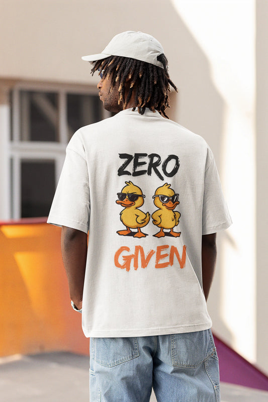 Zero Ducks Given Oversized T-Shirt
