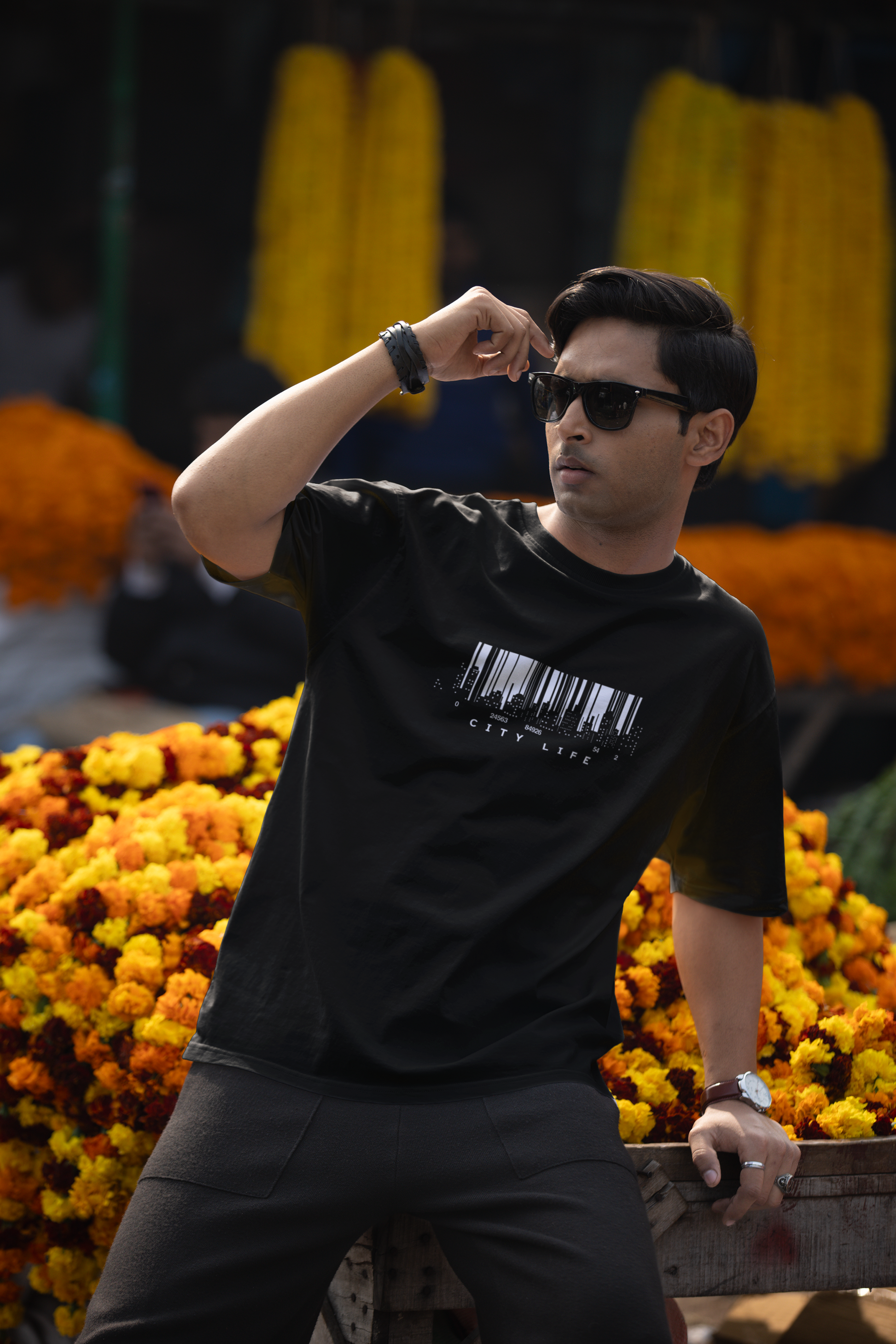 Urban Bangalore Oversized T-Shirt - Big Shot Fusion