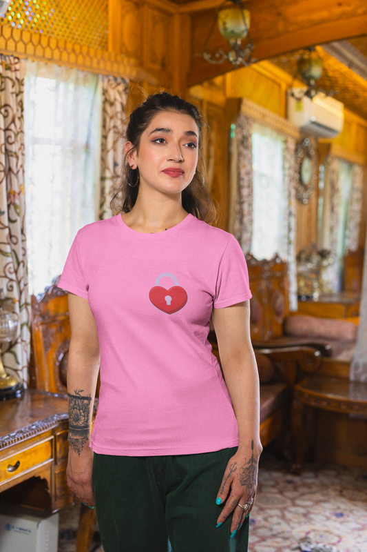 Women’s Lock Classic T-Shirt – Perfect Valentine’s Couple Gift (Copy)